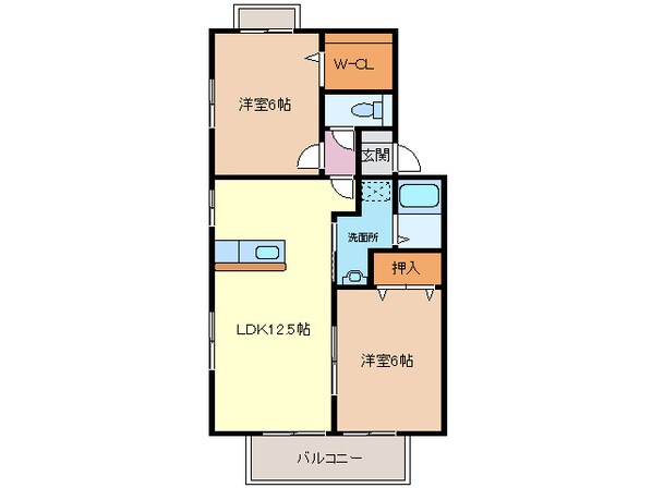 中村公園駅 バス15分  西條下車：停歩7分 2階の物件間取画像